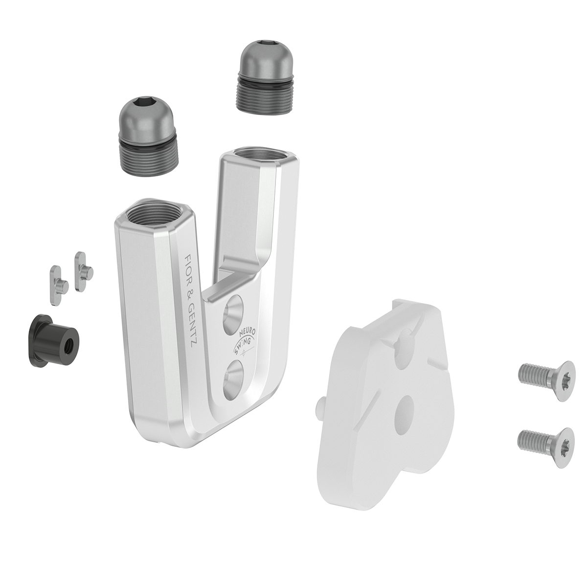 Set für Deckplatte mit Passfedern