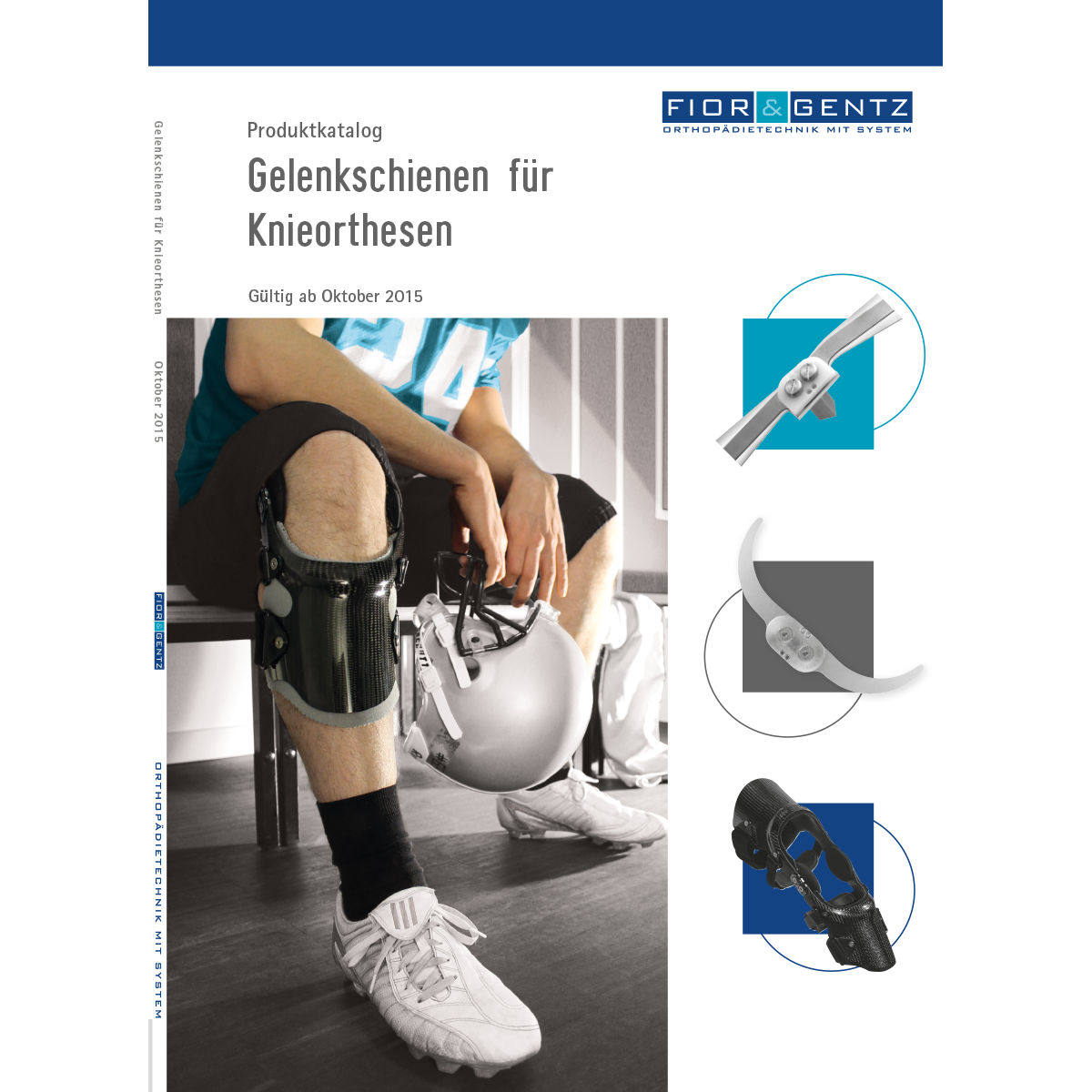 Produktkatalog Gelenkschienen für Knieorthesen