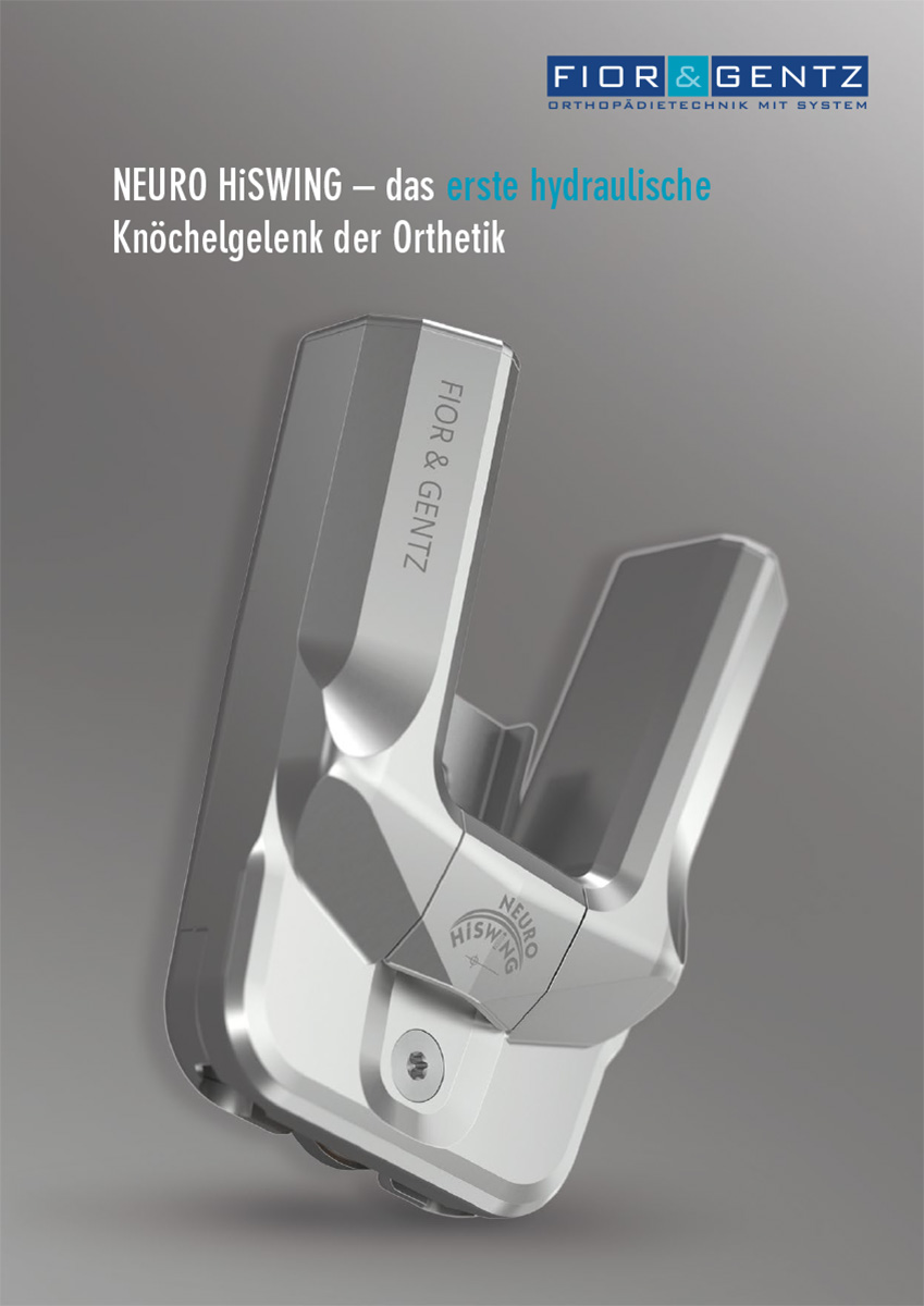 Prospekt NEURO HiSWING Systemknöchelgelenk