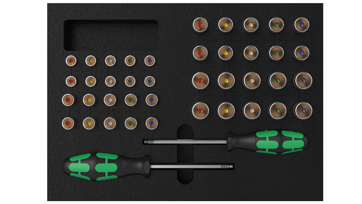 Federeinheitenset NEURO SWING Carbon im Koffer Federeinheitenset NEURO SWING Carbon im Koffer