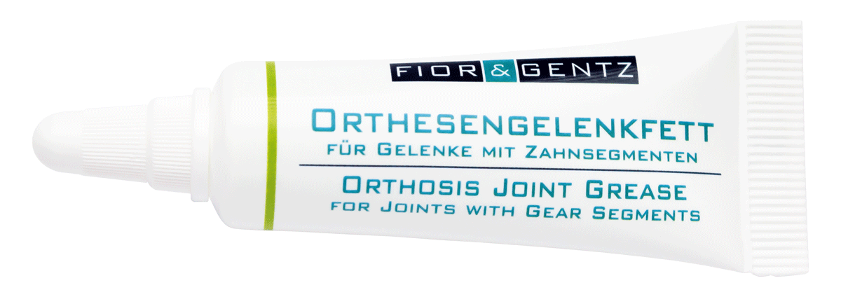 Orthesengelenkfett für Gelenke mit Zahnsegmenten Orthesengelenkfett für Gelenke mit Zahnsegmenten