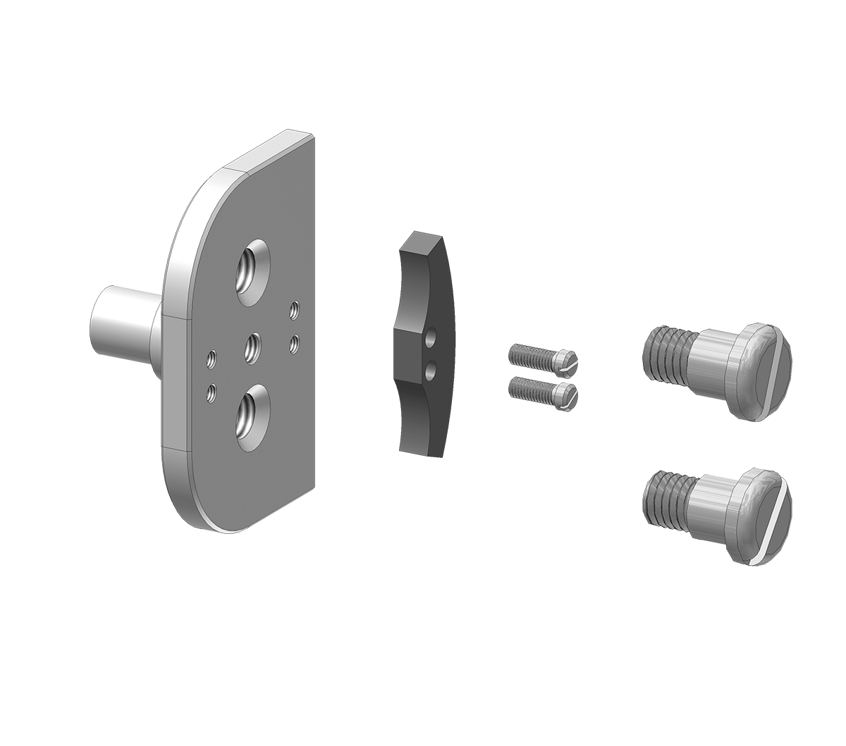 Gelenkaufnahmen, Gelenkschienen mit Zahnsegmenten Gelenkaufnahmen, Gelenkschienen mit Zahnsegmenten